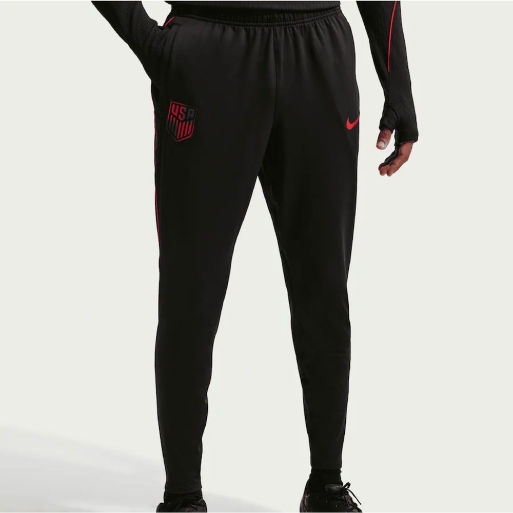 Nike USMNT Strike Soccer Pants Mens XL Black Dri-FIT Training Jogger Active NEW